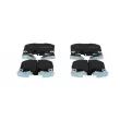 Jeu de 4 plaquettes de frein avant BOSCH 0 986 460 060 - Visuel 3