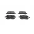 Jeu de 4 plaquettes de frein avant BOSCH 0 986 494 306 - Visuel 1