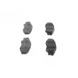 Jeu de 4 plaquettes de frein avant BOSCH 0 986 494 425 - Visuel 2
