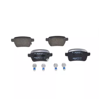 Jeu de 4 plaquettes de frein arrière BOSCH 0 986 494 747