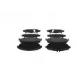 Jeu de 4 plaquettes de frein avant BOSCH 0 986 494 751 - Visuel 3