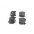 Jeu de 4 plaquettes de frein avant BOSCH 0 986 494 777 - Visuel 2