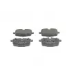 Jeu de 4 plaquettes de frein avant BOSCH 0 986 494 900 - Visuel 1