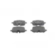 Jeu de 4 plaquettes de frein avant BOSCH 0 986 494 900 - Visuel 3