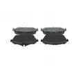 Jeu de 4 plaquettes de frein avant BOSCH 0 986 494 951 - Visuel 3