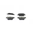 Jeu de 4 plaquettes de frein avant BOSCH 0 986 495 344 - Visuel 1