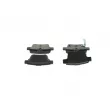 Jeu de 4 plaquettes de frein avant BOSCH 0 986 495 344 - Visuel 3