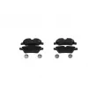 Jeu de 4 plaquettes de frein avant BOSCH 0 986 495 400 - Visuel 1