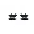 Jeu de 4 plaquettes de frein avant BOSCH 0 986 495 400 - Visuel 3