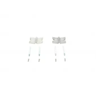 Kit d'accessoires, plaquette de frein à disque BOSCH 1 987 474 345