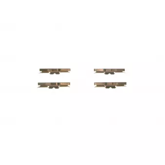 Kit d'accessoires, plaquette de frein à disque BOSCH 1 987 474 346