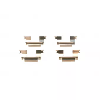 Kit d'accessoires, plaquette de frein à disque BOSCH 1 987 474 347