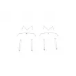 Kit d'accessoires, plaquette de frein à disque BOSCH 1 987 474 350 - Visuel 1