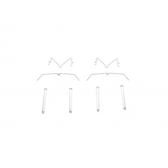 Kit d'accessoires, plaquette de frein à disque BOSCH 1 987 474 350