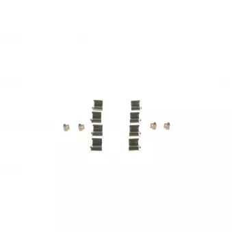 Kit d'accessoires, plaquette de frein à disque BOSCH 1 987 474 351