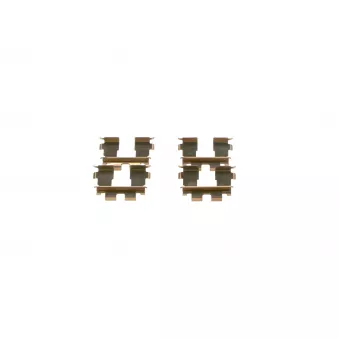 Kit d'accessoires, plaquette de frein à disque BOSCH 1 987 474 356
