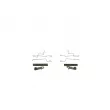 Kit d'accessoires, plaquette de frein à disque BOSCH 1 987 474 362 - Visuel 1