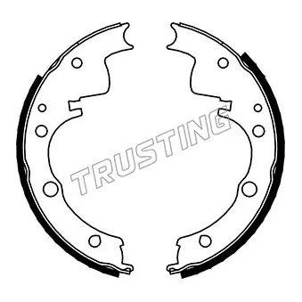 Jeu de mâchoires de frein TRUSTING