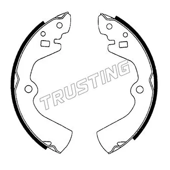 Jeu de mâchoires de frein TRUSTING 067.172