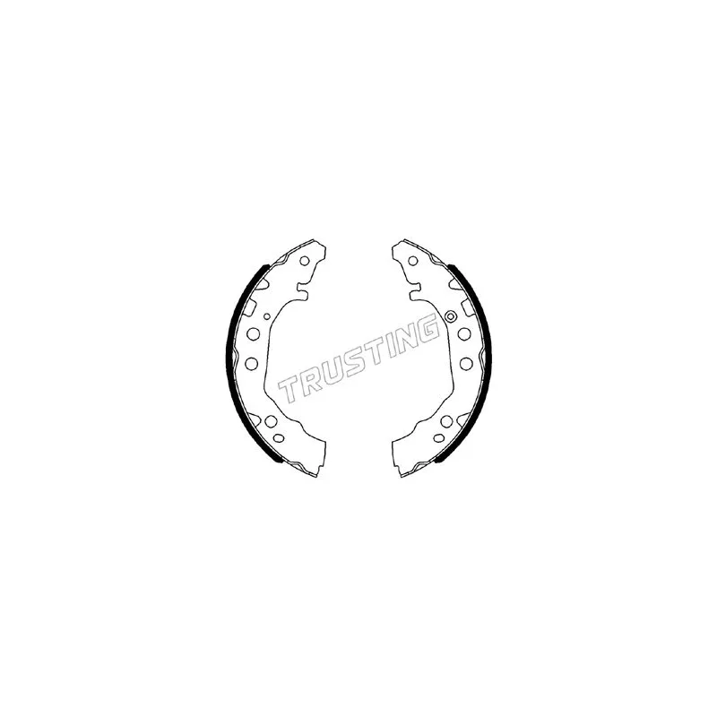 Jeu de mâchoires de frein TRUSTING 115.331
