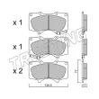 Jeu de 4 plaquettes de frein avant TRUSTING 470.0 - Visuel 1