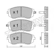 Jeu de 4 plaquettes de frein avant TRUSTING 516.0 - Visuel 2