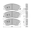 Jeu de 4 plaquettes de frein avant TRUSTING 522.0 - Visuel 2