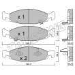 Jeu de 4 plaquettes de frein avant TRUSTING 541.0 - Visuel 2