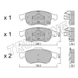 Jeu de 4 plaquettes de frein avant TRUSTING 833.2 - Visuel 1