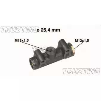 Maître-cylindre de frein TRUSTING PF012