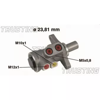 Maître-cylindre de frein TRUSTING PF528