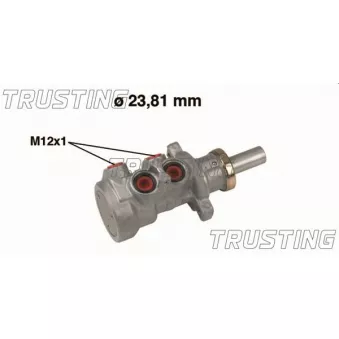 Maître-cylindre de frein TRUSTING PF560