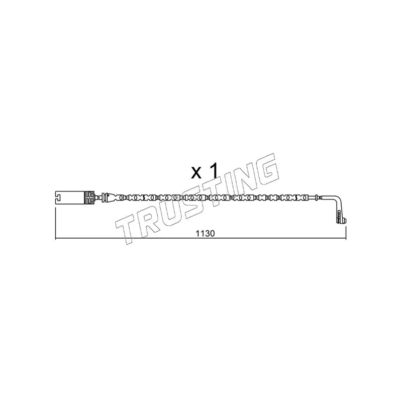 Contact d'avertissement, usure des plaquettes de frein TRUSTING SU.300