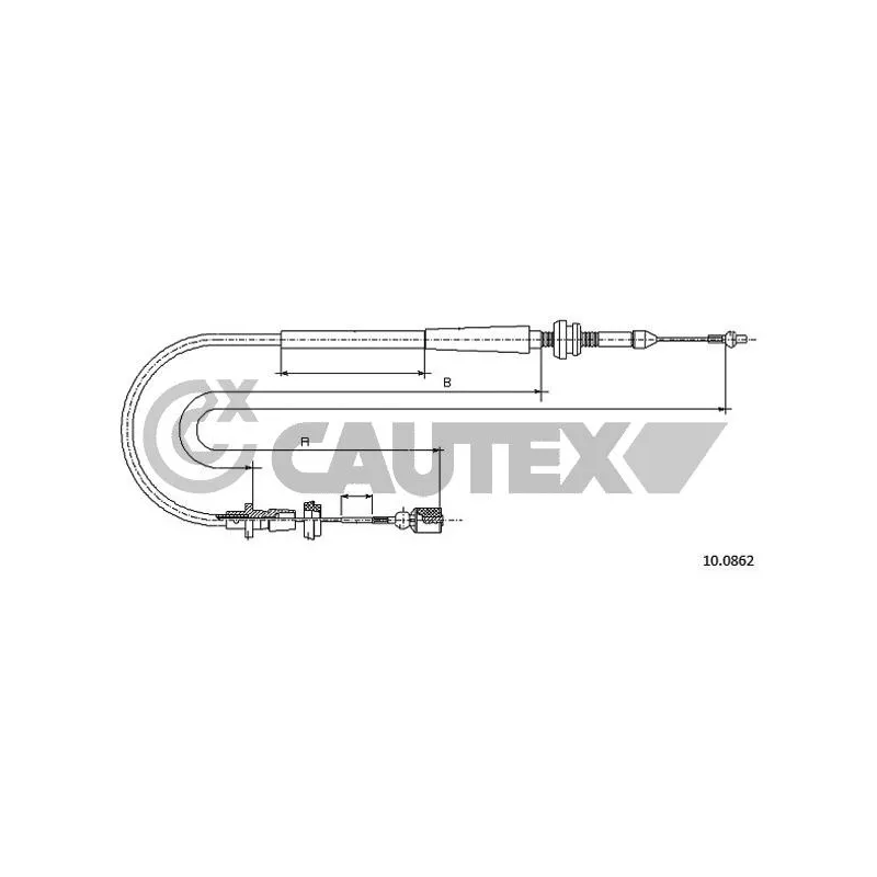 Câble d'accélération CAUTEX 010082