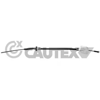 Tirette à câble, commande d'embrayage CAUTEX 011015