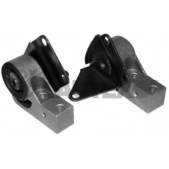 Suspension, corps de l'essieu CAUTEX 011254