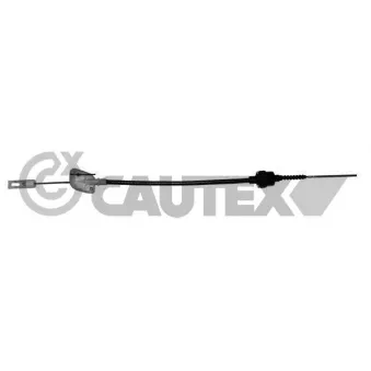 Tirette à câble, commande d'embrayage CAUTEX 011271