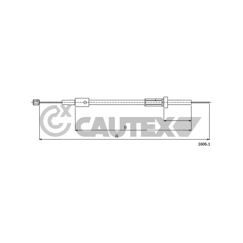 Tirette de capot moteur CAUTEX 013289