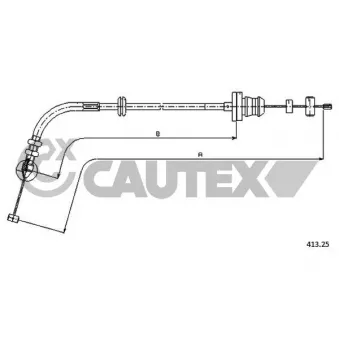Câble d'accélération CAUTEX 015858