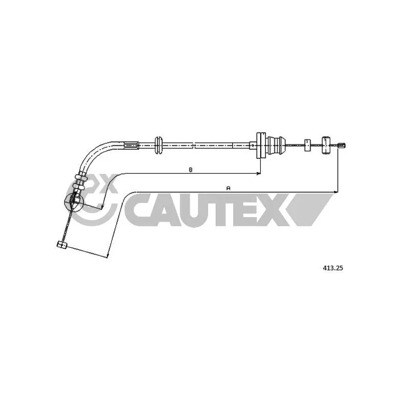 Câble d'accélération CAUTEX 015858