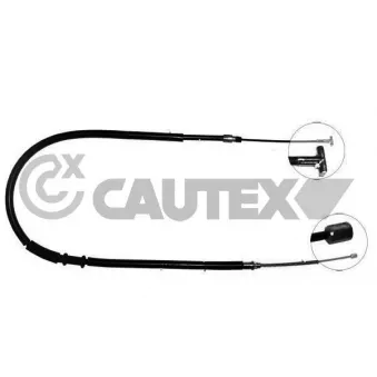 Tirette à câble, frein de stationnement CAUTEX 015935