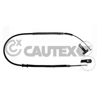 Tirette à câble, frein de stationnement CAUTEX 015936