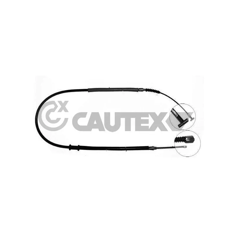 Tirette à câble, frein de stationnement CAUTEX 015936