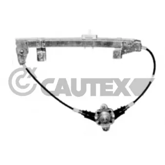 Lève-vitre arrière gauche CAUTEX 017093
