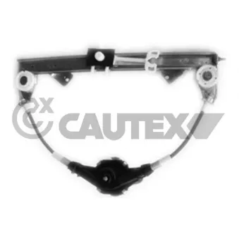 Lève-vitre arrière gauche CAUTEX 017436