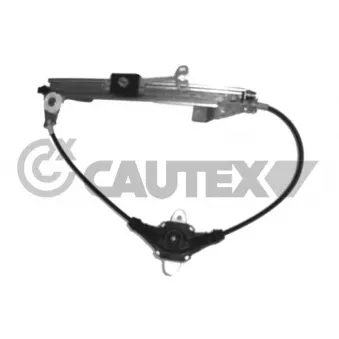 Lève-vitre arrière gauche CAUTEX 017448