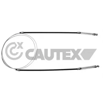 Tirette à câble, frein de stationnement CAUTEX 017819