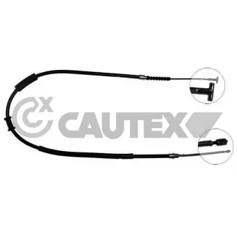 Tirette à câble, frein de stationnement CAUTEX 017995
