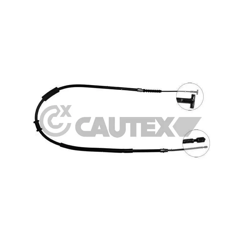 Tirette à câble, frein de stationnement CAUTEX 017995