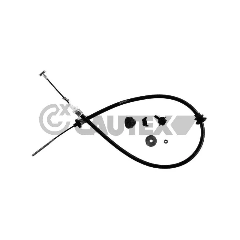 Tirette à câble, commande d'embrayage CAUTEX 018074